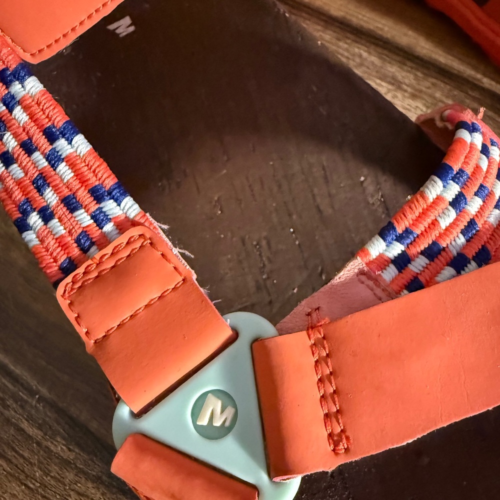 Women’s Merrell Orange Strappy Outdoor Sandals - Picture 2 of 6